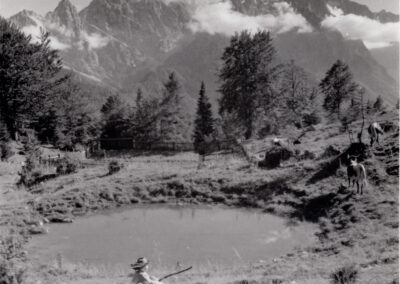 Vrtaška planina 1965. Photo by Jaka Čop